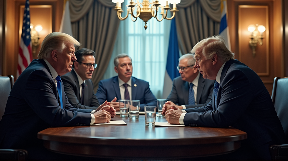 Kasvavat jännitteet Gazassa, kun Trump ja Netanyahu keskustelevat ratkaisuista