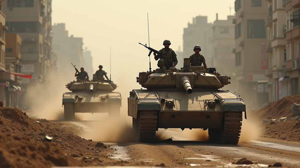 Israelin Siirto: Gaza Cityn Haltuunotto - Jäävätkö Asukkaat?