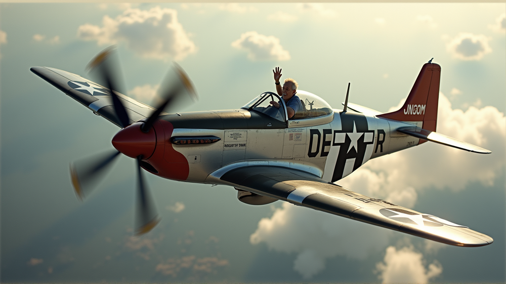 100-vuotiaan lentoonlähtö: Toisen maailmansodan pilotin nostalginen paluu taivaalle