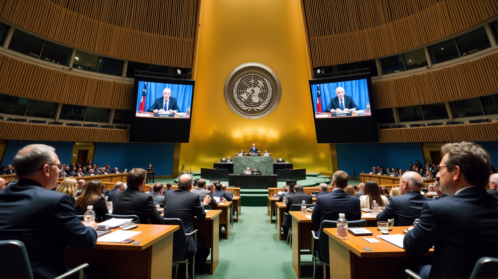 YK:n Historiaa Muuttava Liike: Hamasin Tuomitseminen ja Kaksivaltioratkaisun Puolustaminen