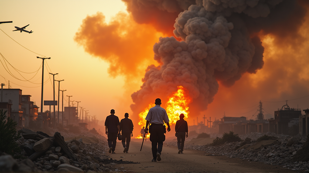 Tuhon Aallokko Gazassa: Israelin Voimakkaat Iskut Pakottavat Massapakoon