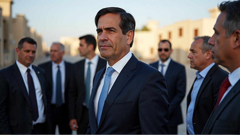 Marco Rubion diplomaattinen tehtävä Israelissa ilmataisteluja koskevan erimielisyyden keskellä