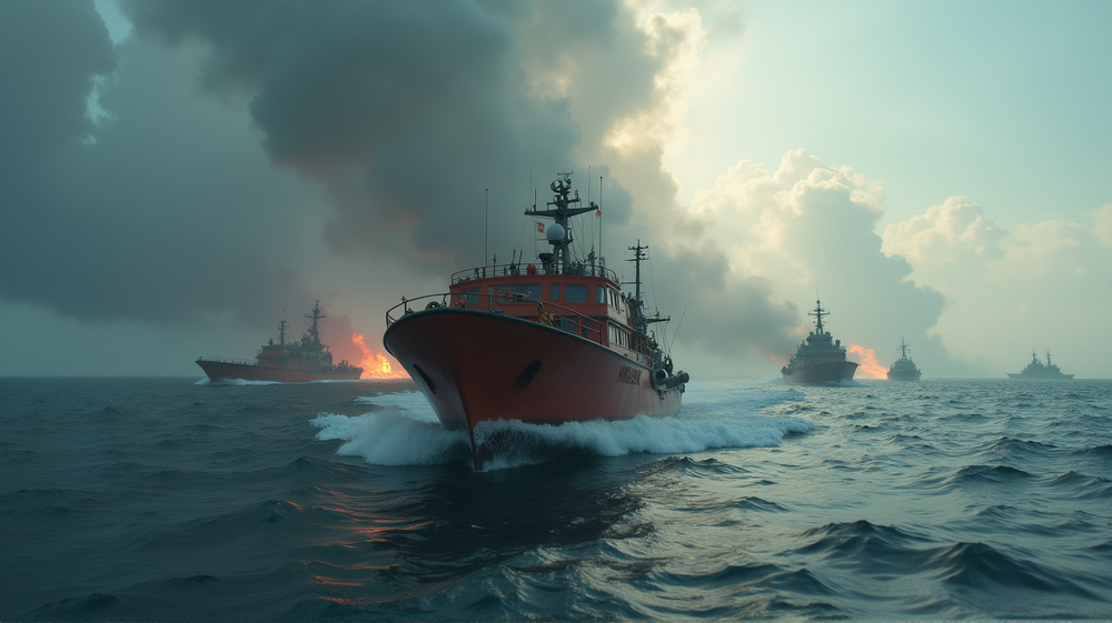 Uskalia Merillä: Uusi Laivasto Matkalla Gazaan, Uhmaten Israelin Saartoa