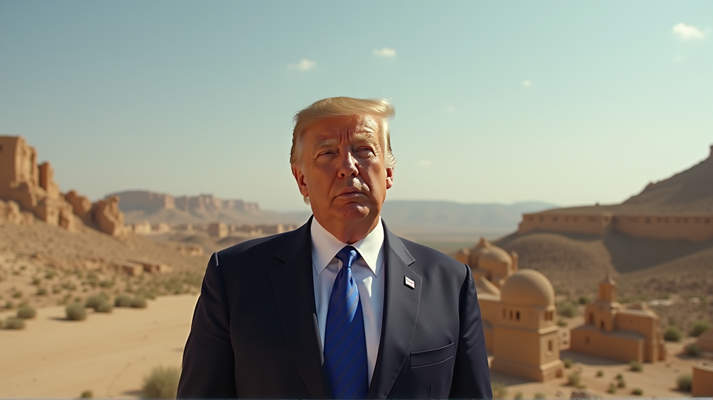 Trumpin rohkea vierailu Lähi-idässä: Tie rauhaan?