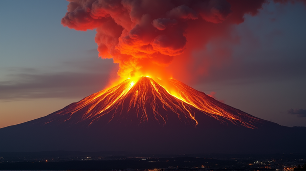 Majesteettinen Etna-vuori herää: Luonnon tulen ja voiman näytelmä