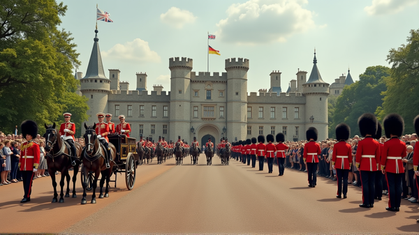 Kuninkaan Kaarle III:n Ylellinen Tervetulotoivotus: Trumpin Loistokas Paluu Windsoriin