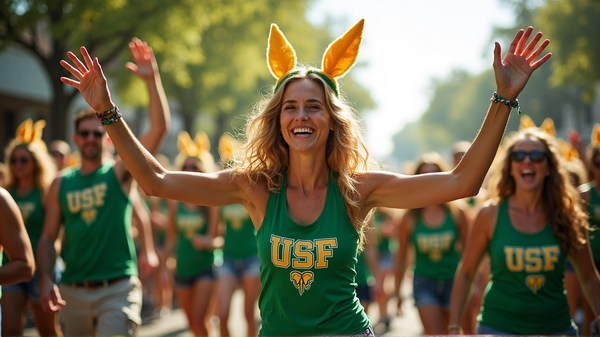 COPHers vapauttavat loputonta energiaa vihreän ja kullan juhlallisuuksissa