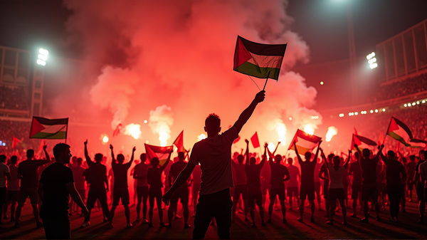 Jännitteet kärjistyvät Norjan ja Israelin ottelussa: Mielenosoittajat kiihdyttävät MM-kisojen ilmapiiriä