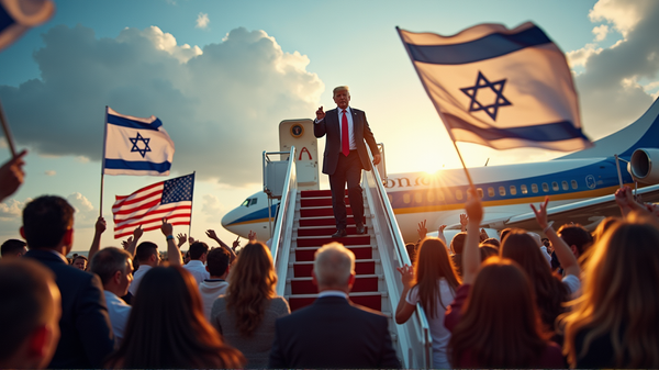 Trumpin Voittoisa Israelin Vierailu Merkittävän Panttivanki Vapautuksen Keskellä