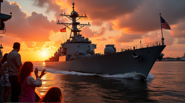 USS McFaul lähtee Lähi-itään kasvavien jännitteiden keskellä