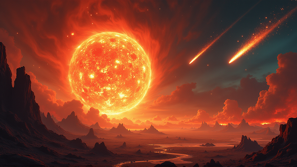 Taivaallista Draamaa: Räjähtävät Komeetat, Auringon Myrskyt ja Esihistorialliset 'Helvetin Siat'